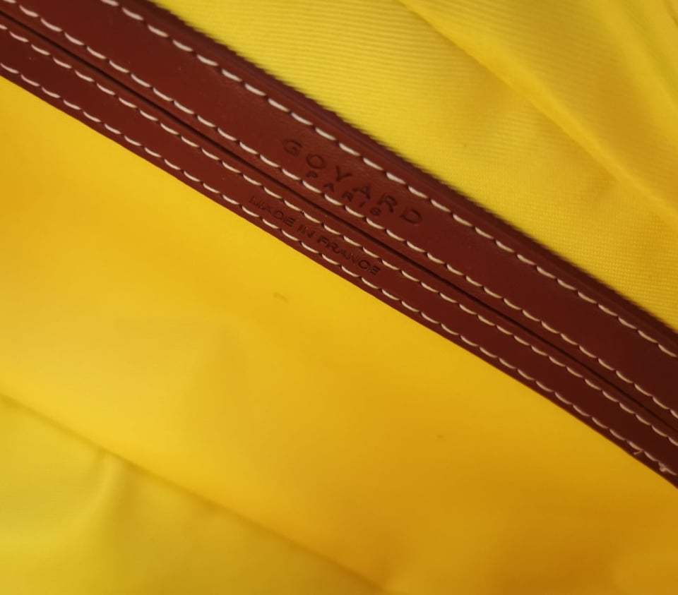 Goyard Cap-Vert Pm Bag 23X8X14Cm Burgundy Canvas view 10