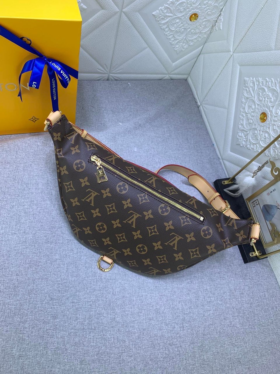 Louis Vuitton Monogram Bumbag Brown 37Cm view 8