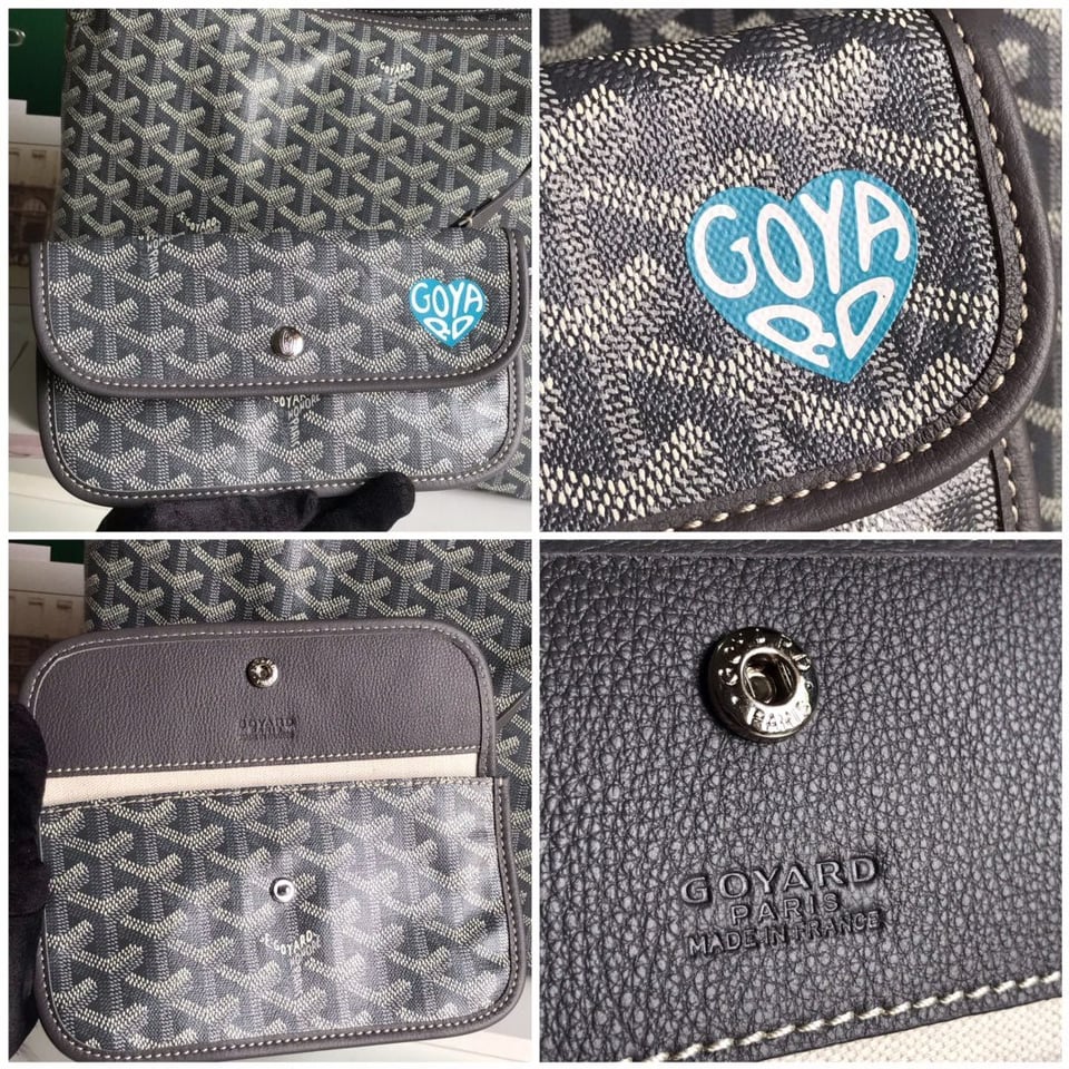 Goyard Hobo Boheme 42Cm Grey Canvas view 8