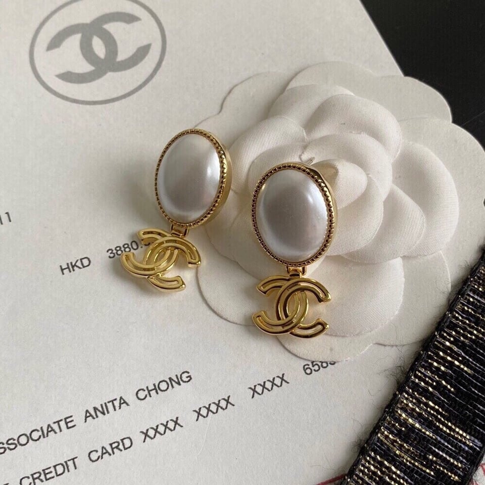 Chanel Cc Earrings view 5