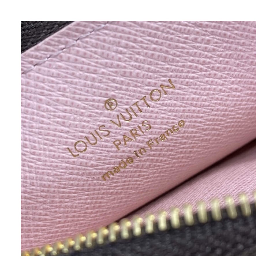 Louis Vuitton Damier Ebene Card Holder Recto Verso Pink view 10