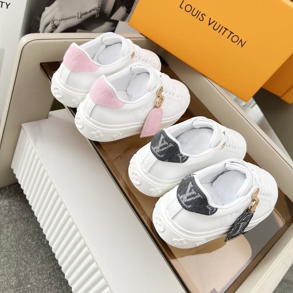 Louis Vuitton Time Out Sneaker Pink 1Aguxo view 10