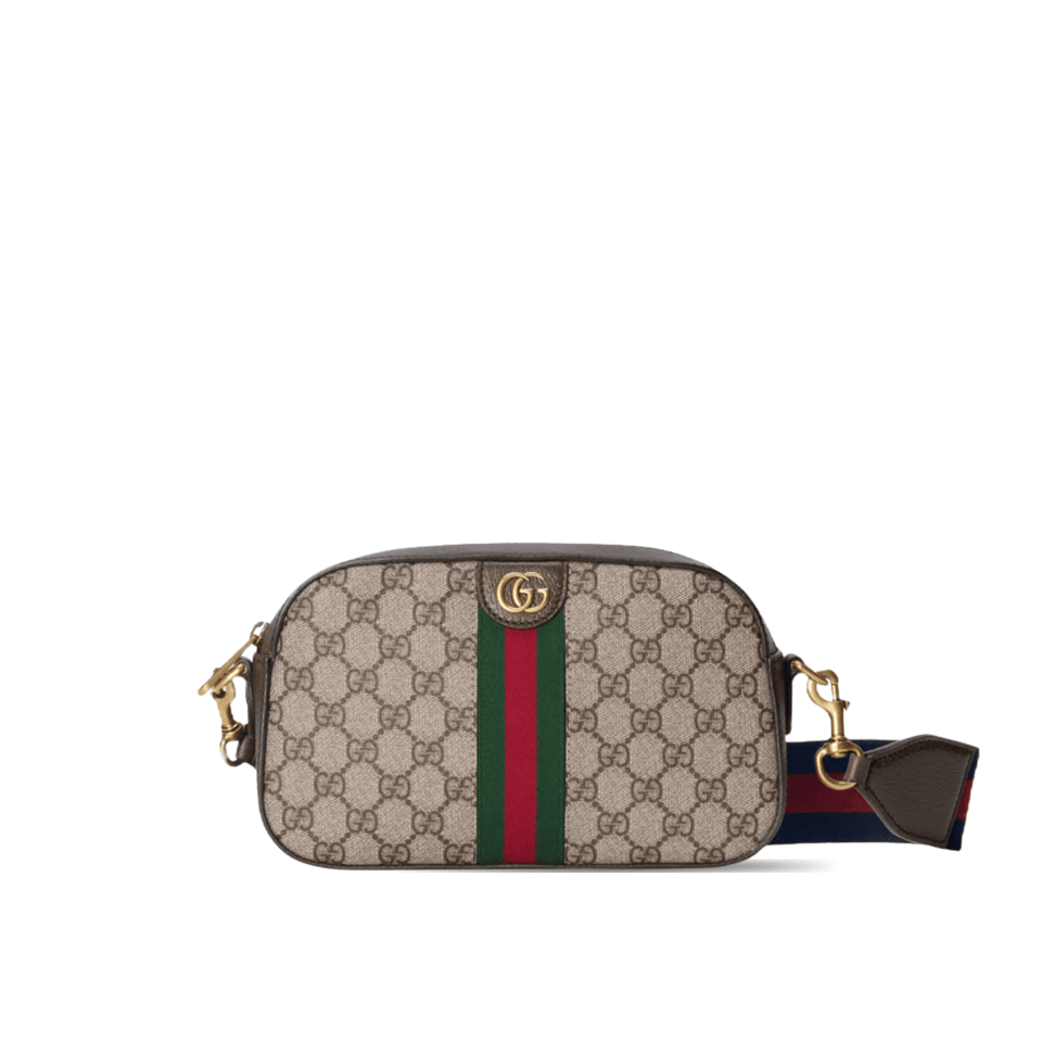 Gucci Ophidia Small Crossbody Bag Beige/Ebony 24cm/9.4in view 2