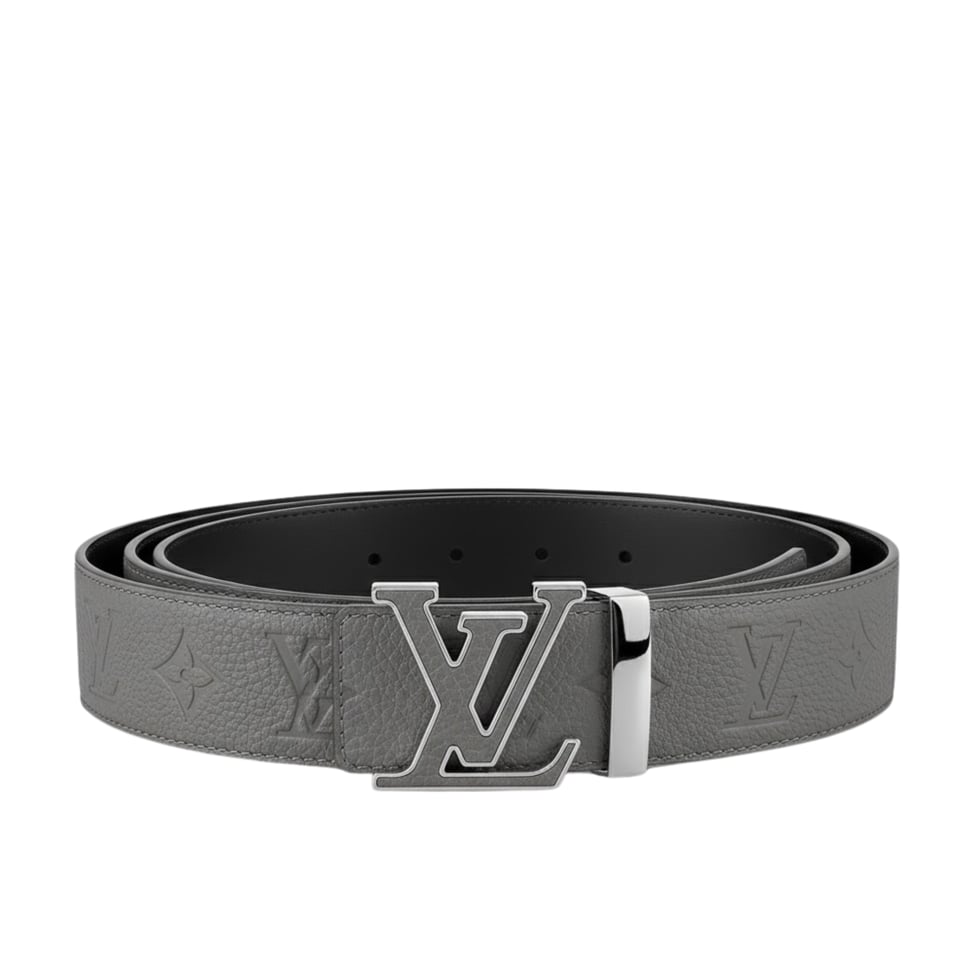 Lv Monogram Embossed 40mm Belt For Men