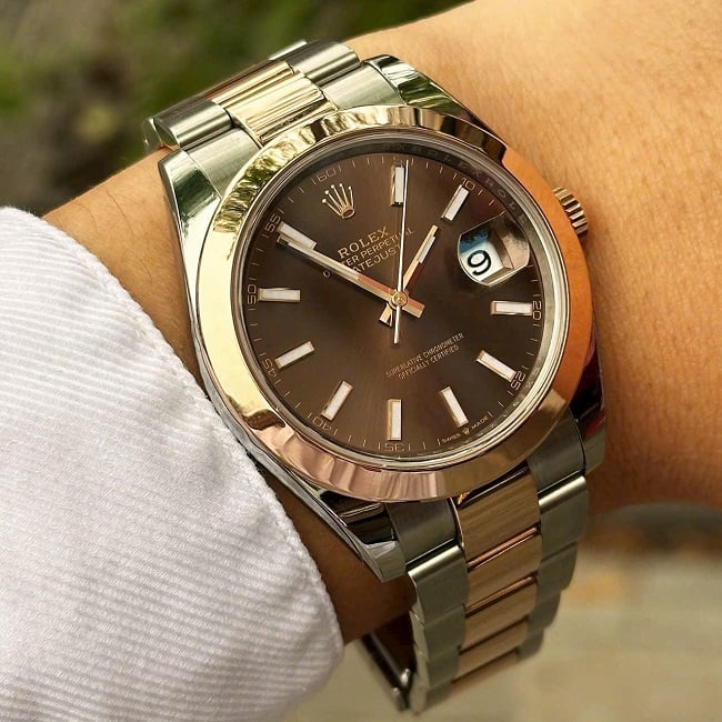 [Superclone] Rolex Datejust 41mm Chocolate Dial Jubilee 126303 view 4