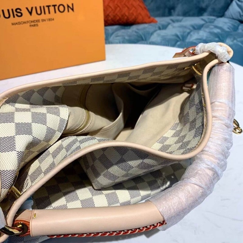 Louis Vuitton Graceful MM 41cm/16.1in Damier Azur Canvas N44044 – Women view 5