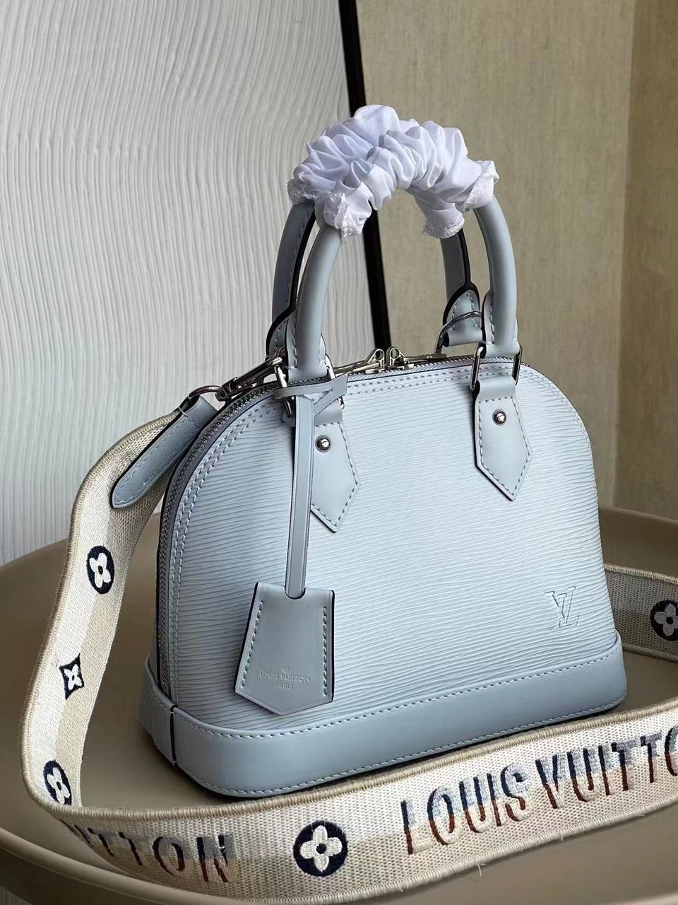 Louis Vuitton Alma Bb 23Cm Blue Bag view 5