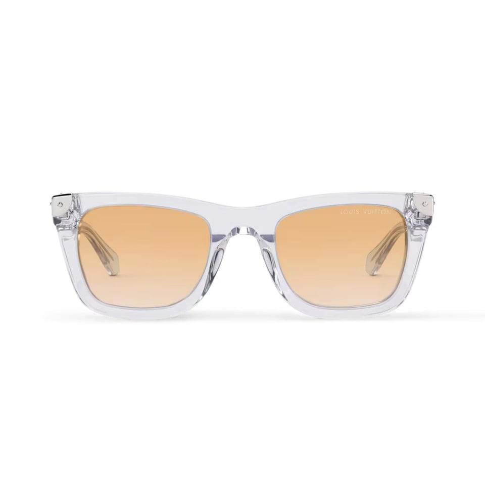 Louis Vuitton Heritage Square-Shaped Sunglasses Orange Z3511U view 3