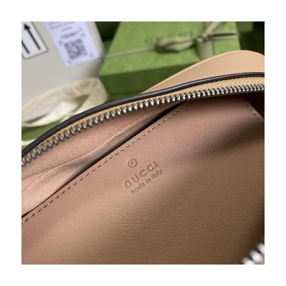 Gucci GG Marmont Small Shoulder Bag Rose Beige view 10