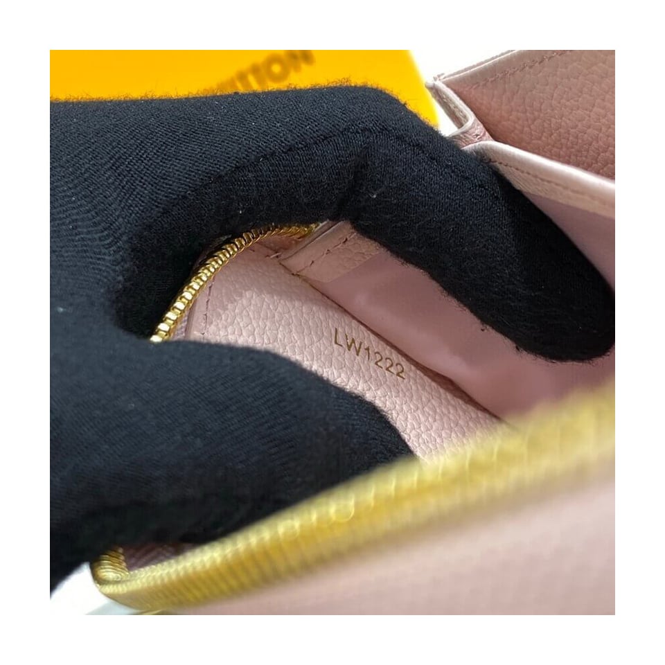 Louis Vuitton Monogram Empreinte Leather Zippy Wallet Pink view 10