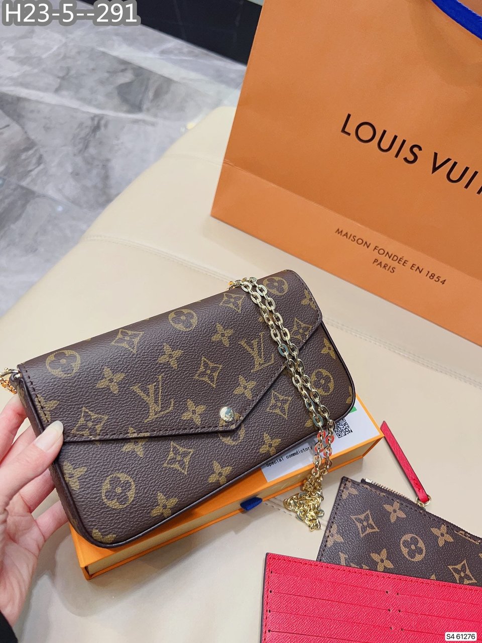 Louis Vuitton Felicie Pochette Bag 21Cm M81896 view 3