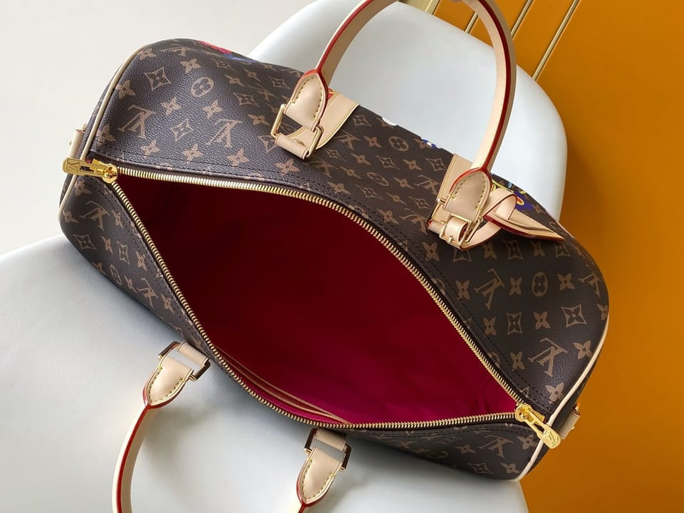 Louis Vuitton Keepall Bandoulière Bag LV x TM 45cm/17.7in Monogram Canvas M14182 view 6