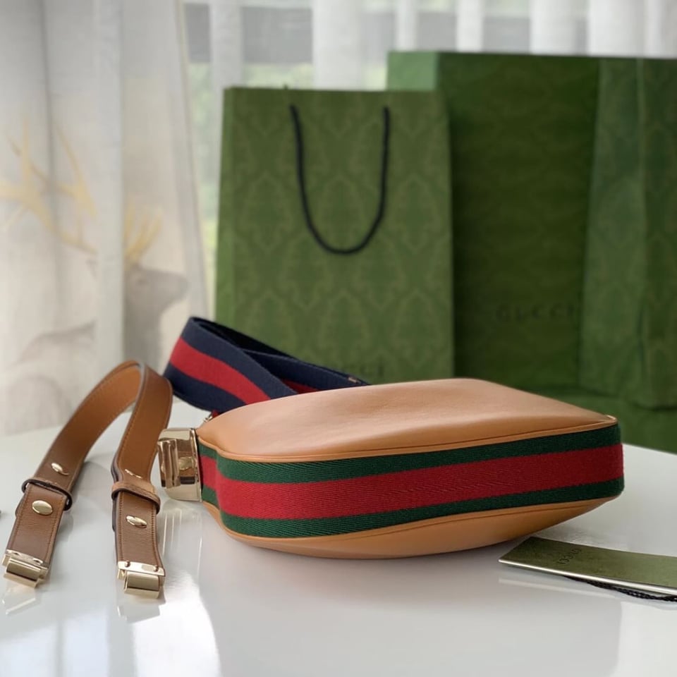 Gucci Brown Leather Attache Small Shoulder Bag 23cm view 7