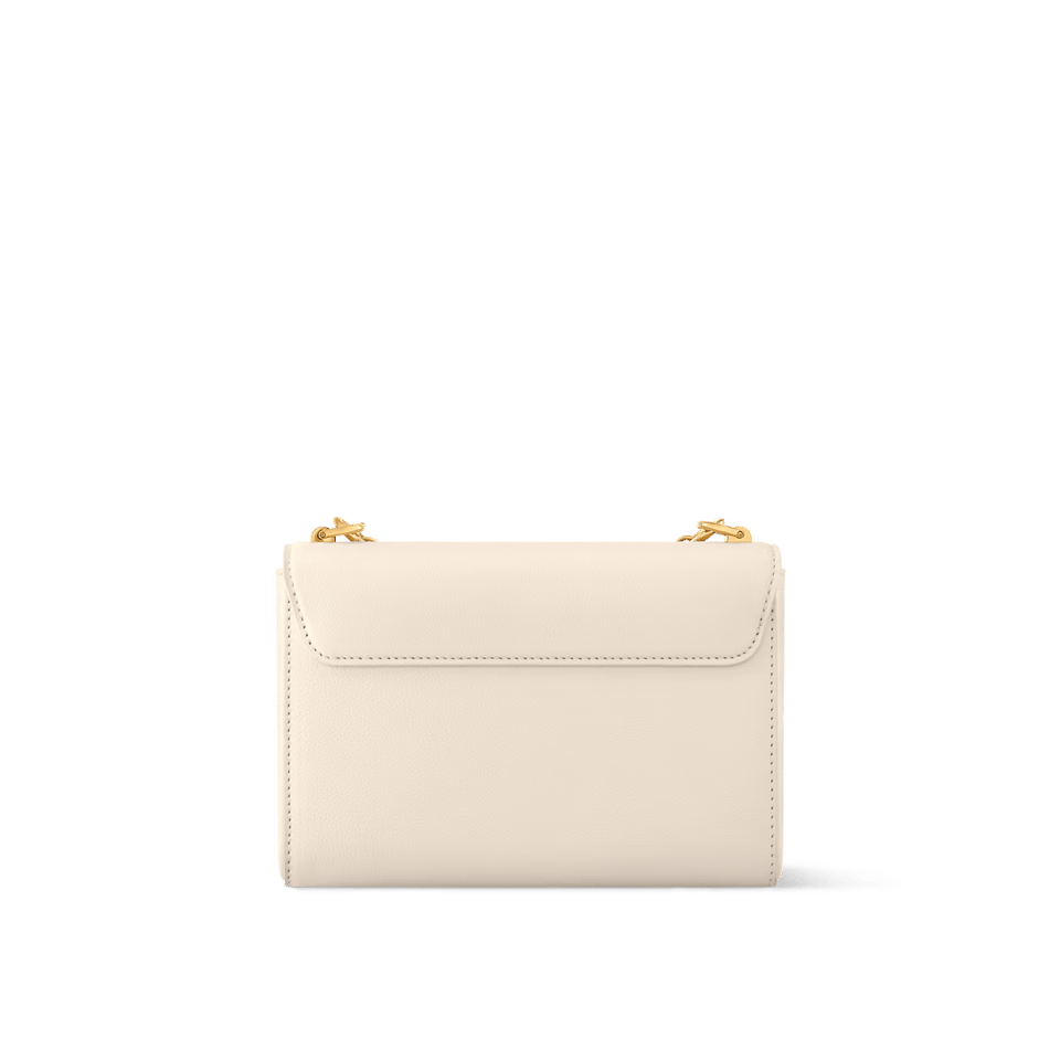 Louis Vuitton Twist MM Slim Medium Quartz Taurillon Leather Shoulder Bag 23cm/9.1in M14341 view 6