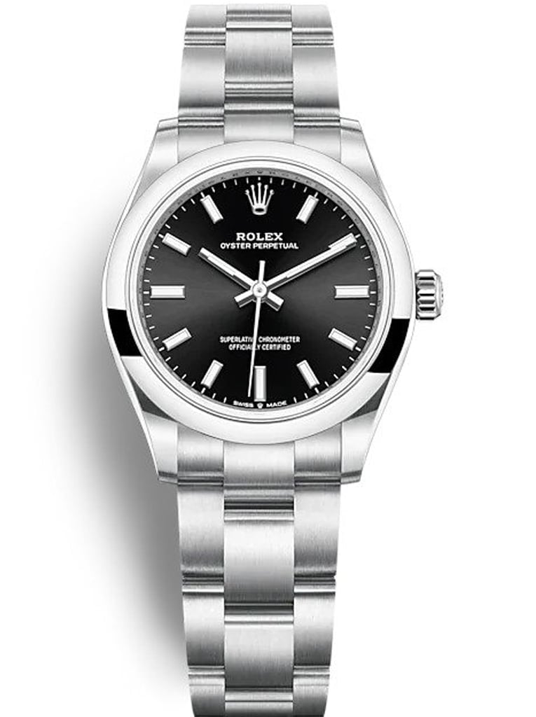 Rolex Oyster Perpetual Lady 31mm Black Dial 277200 view 2