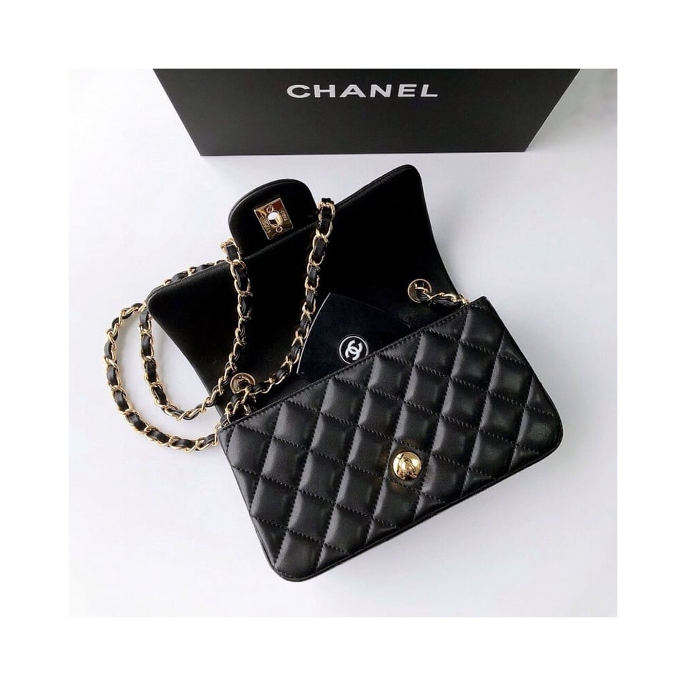 Chanel Pearl Crush Rectangular Mini Flap Bag 20cm view 6
