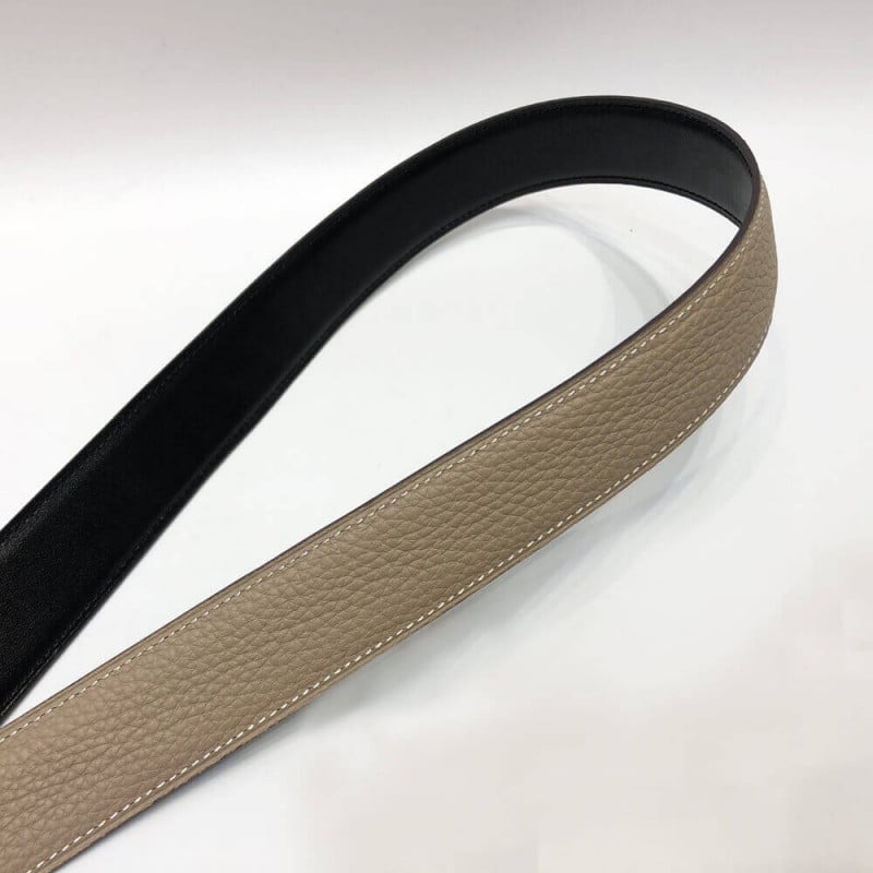 Hermes H Belt Buckle &amp; Reversible Leather Strap 38 mm HB03 view 10