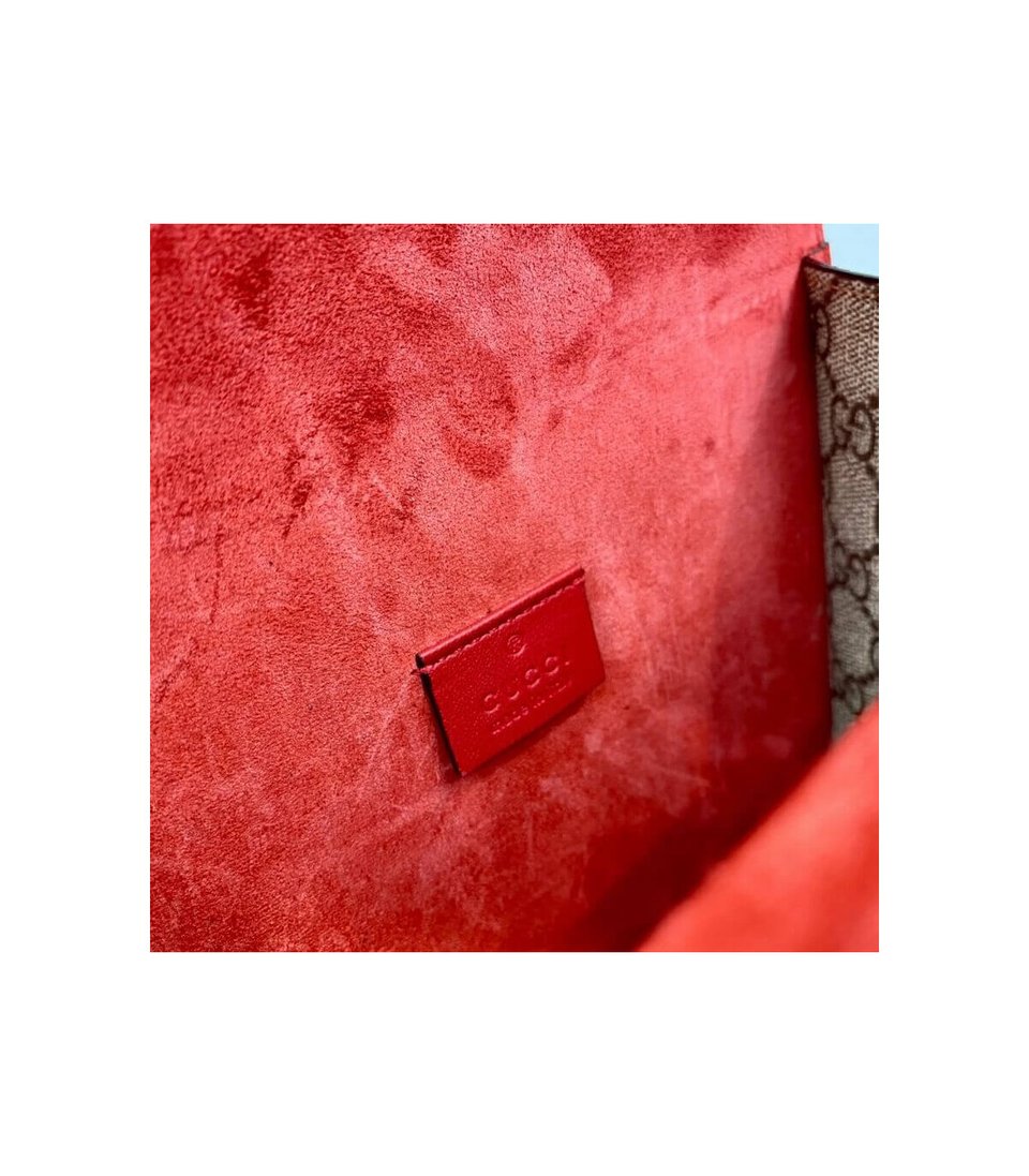 Gucci Dionysus GG Supreme Mini Bag Red 20cm view 16