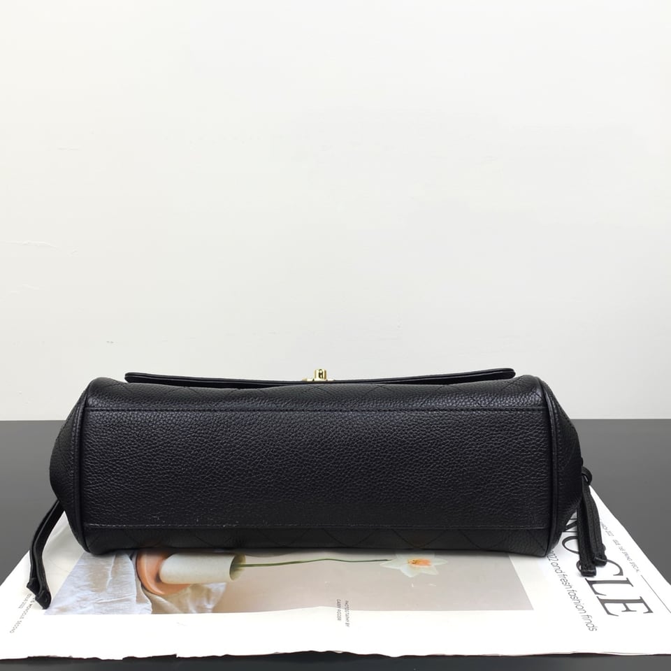 Chanel Urban Essential Tote Light Black Caviar Gold Hardware 30cm/11.8in view 5