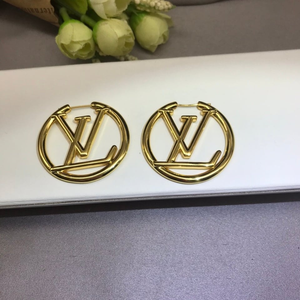 Louis Vuitton Louise Hoop Earrings M64288 view 3