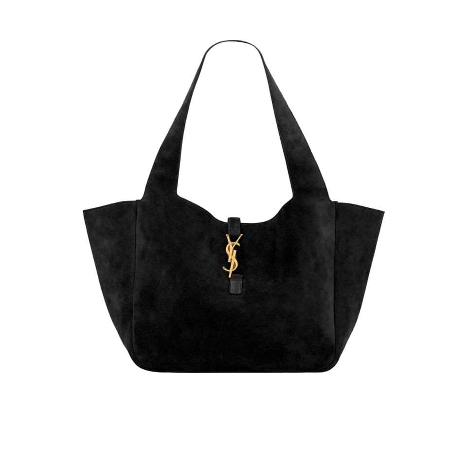 Saint Laurent Le 5 A 7 Bea In Suede Black 55Cm