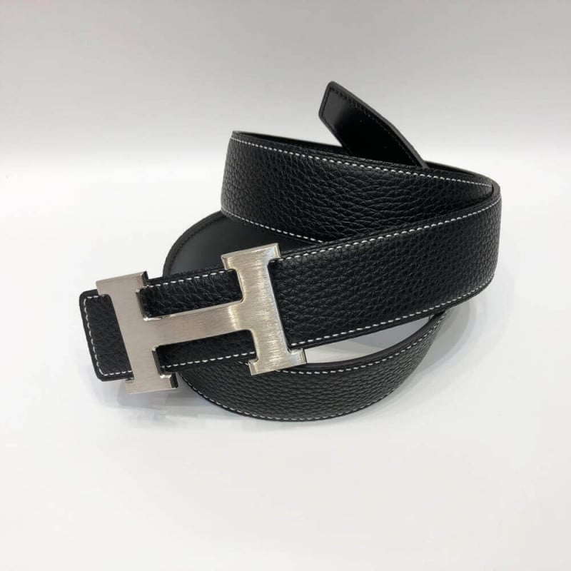 Hermes H Belt Buckle &amp; Reversible Leather Strap 38 mm HB02