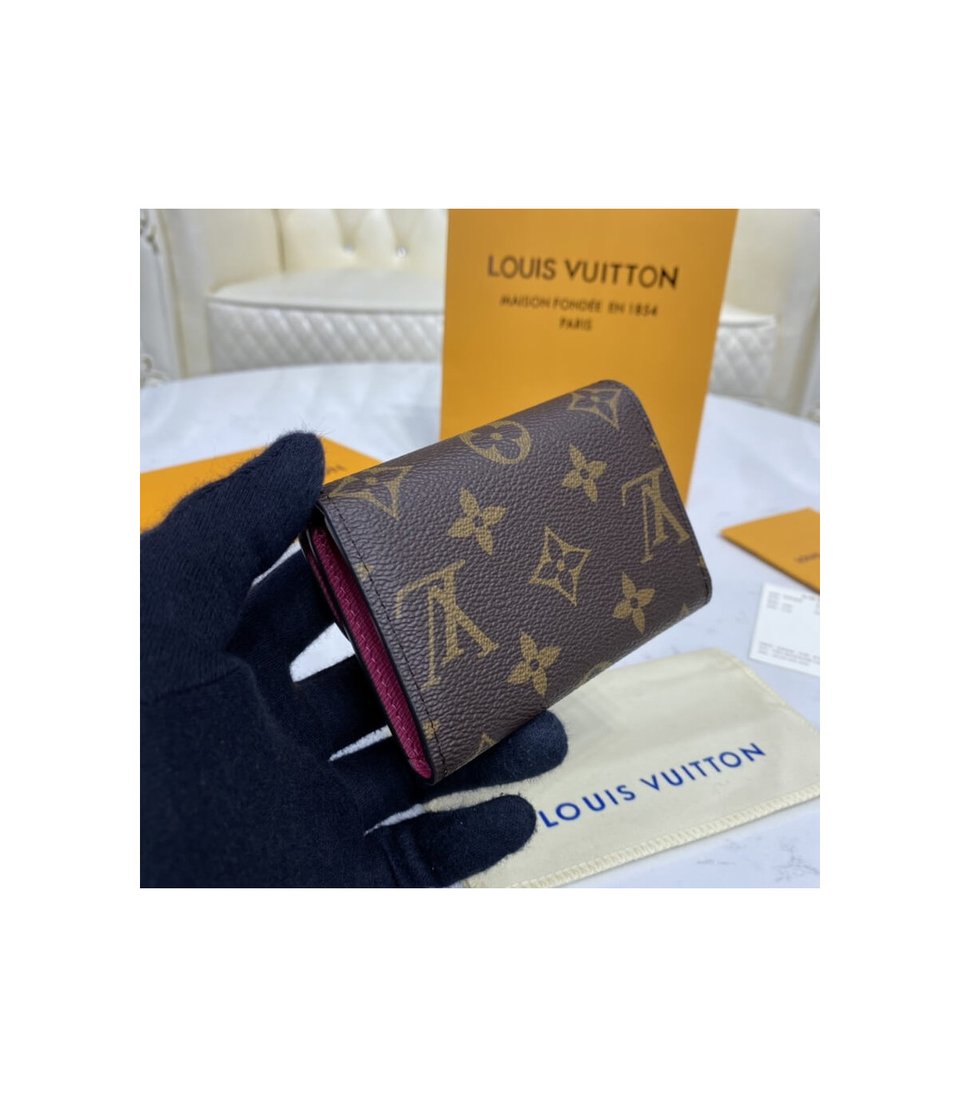 Louis Vuitton Monogram Canvas Rosalie Coin Purse Rosy view 4