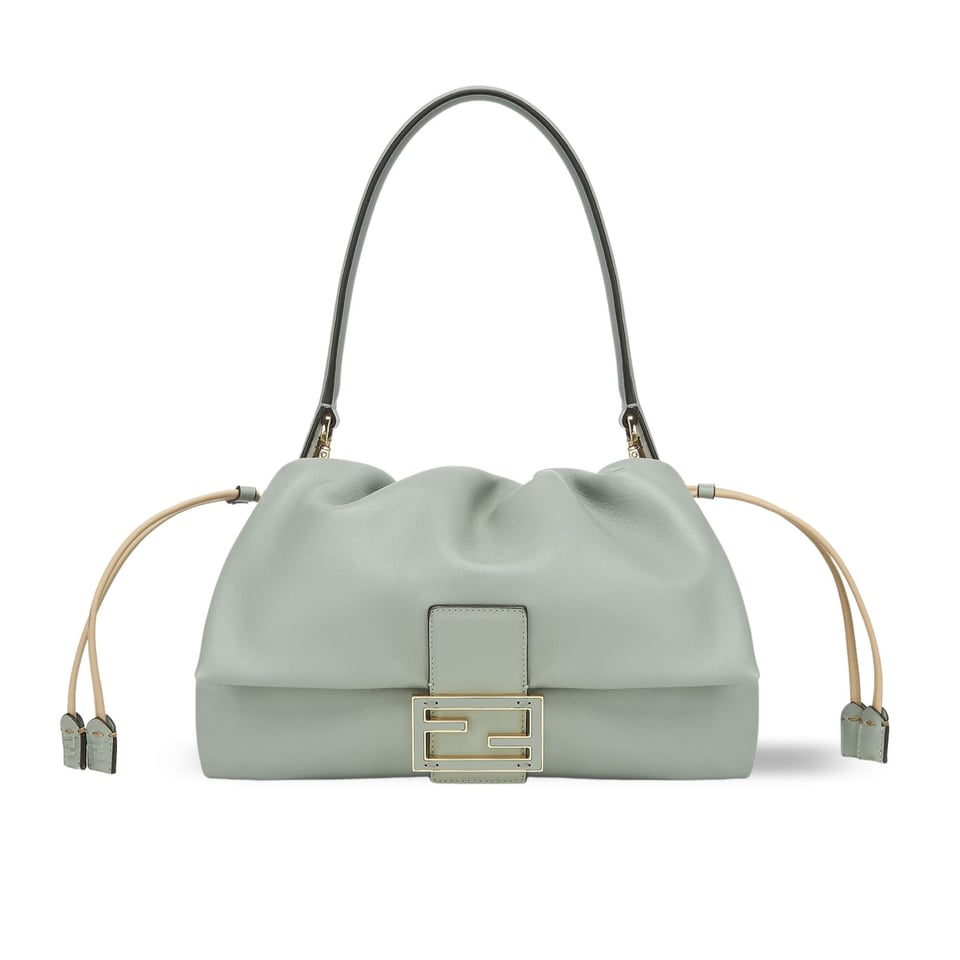 Fendi Mamma Baguette Medium Matcha Green Nappa Leather Bag 26.5cm view 2