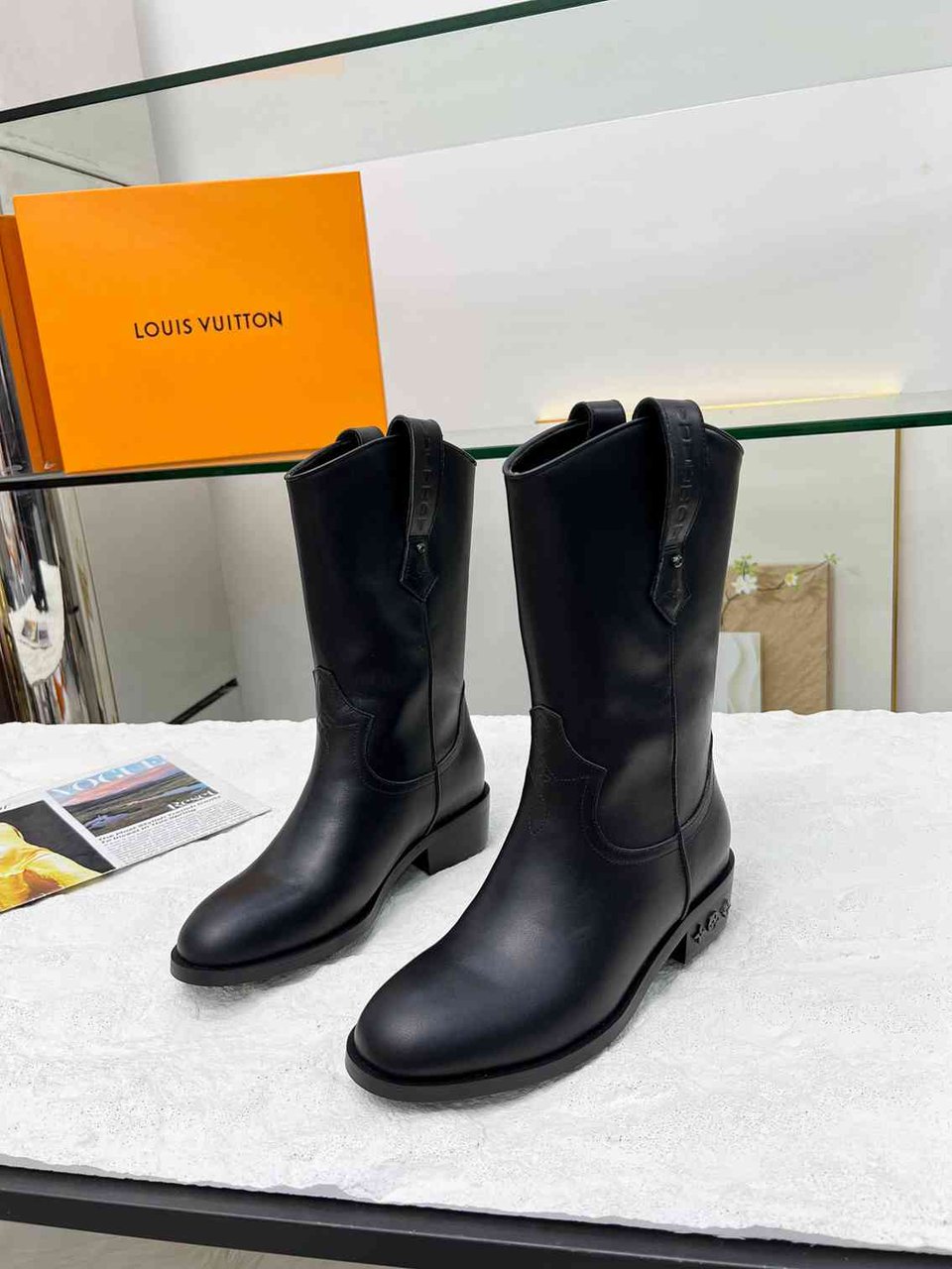 Louis Vuitton Lv Rider Boots Black 1Ad7Ht view 4