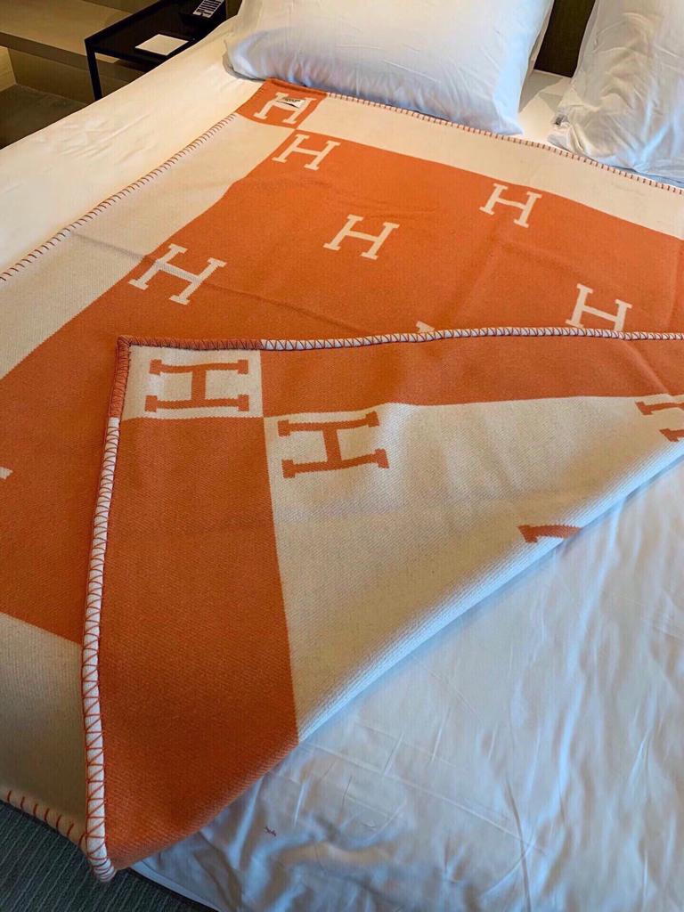Hermes Cashmere Scarf Colorblock For Women view 5
