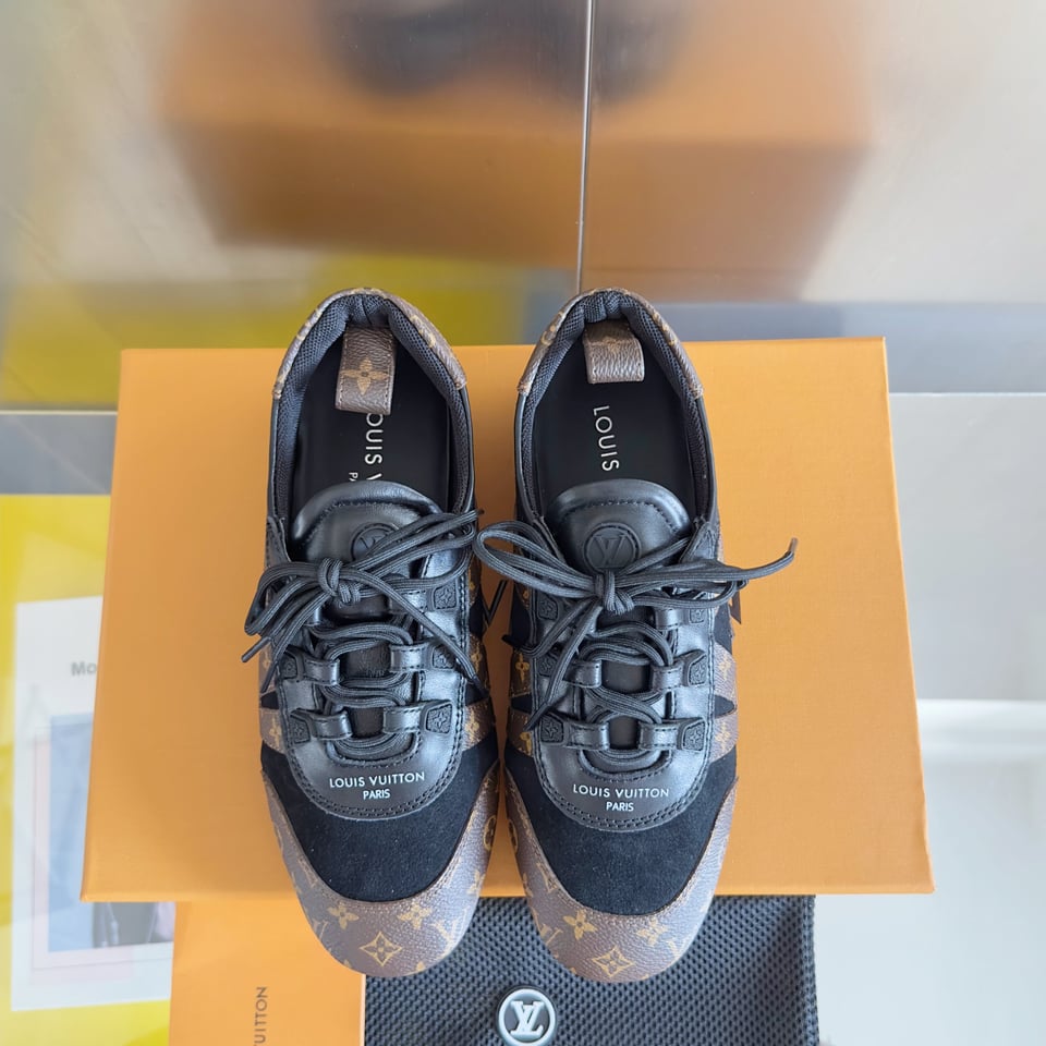 Louis Vuitton Sneakerina Monogram Canvas Brown – Ballet- Women’s Hybrid Sneakers view 7