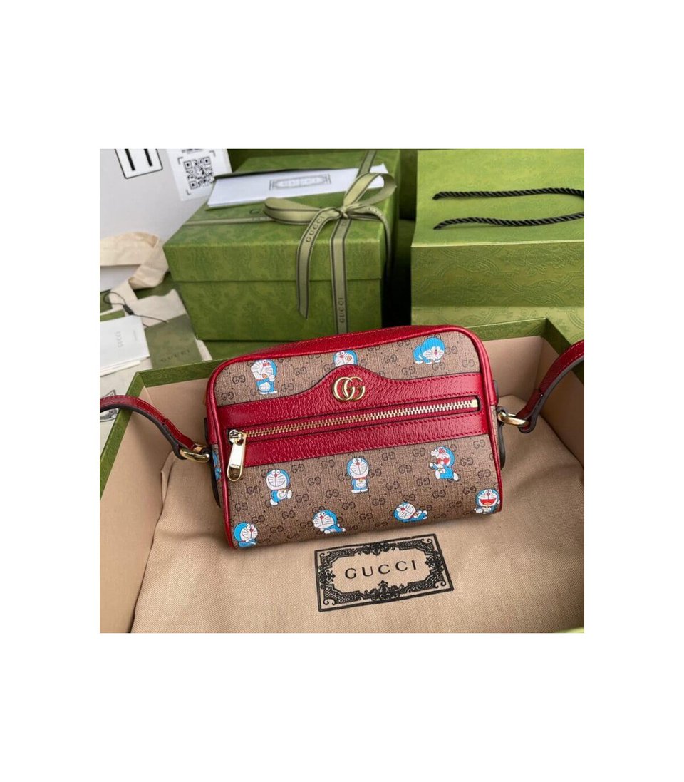 Gucci x Doraemon Mini Crossbody Bag 17.5cm/ 6.9in view 4
