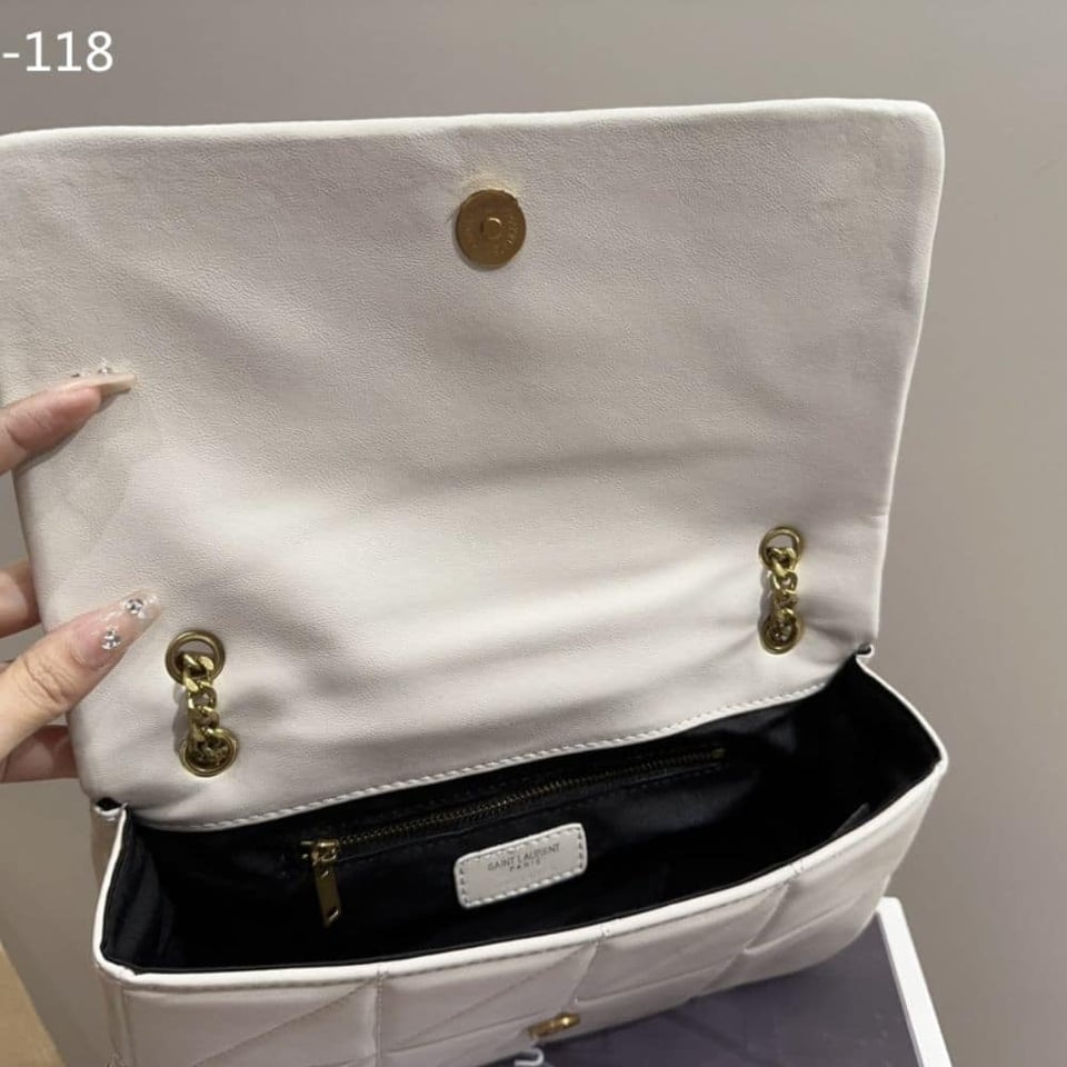 Saint Laurent Jamie Medium In White 26Cm view 6