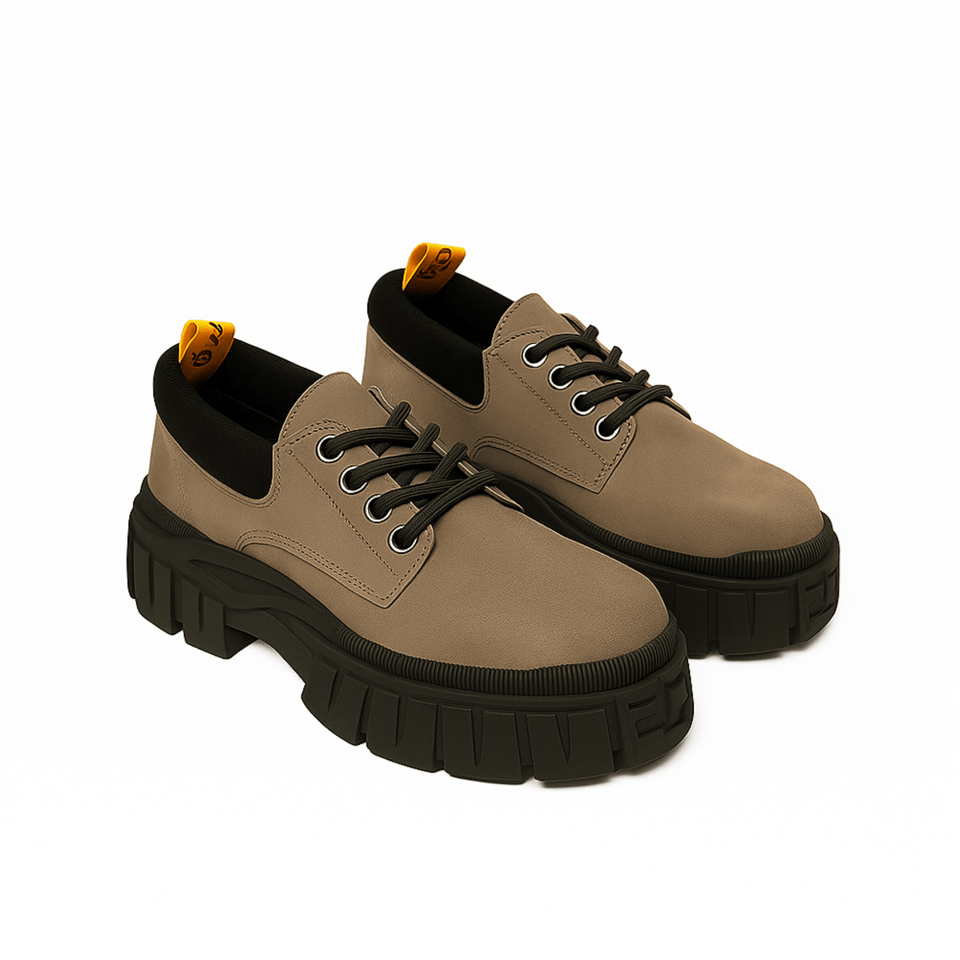 Fendi Force Leather Lace Ups Brown view 2