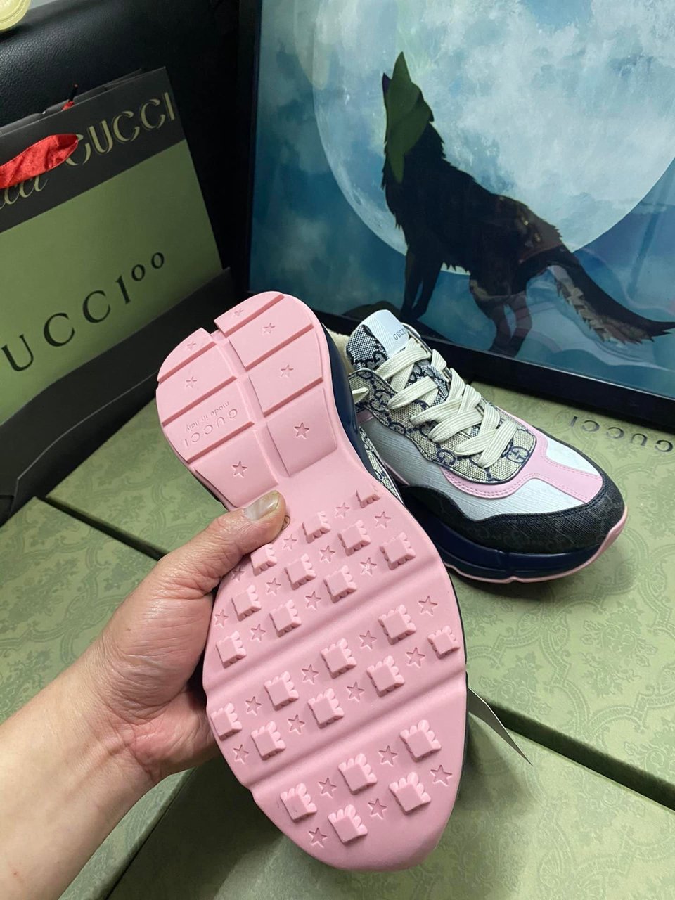 Gucci Women’S Gg Rhyton Sneaker 692902 Uiq30 1061 view 5