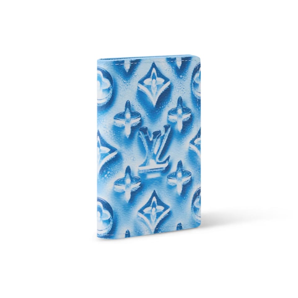 Louis Vuitton Pocket Organizer – Frozen Blueberry Blue 7.6cm/3in M28622 view 2