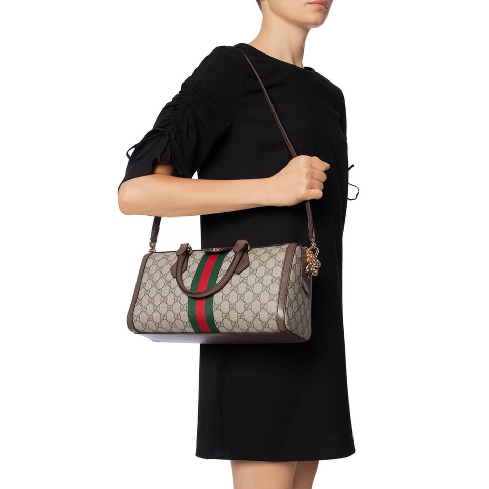 Gucci Ophidia GG Canvas Medium Top Handle Shoulder Bag 32cm/12.6in view 3