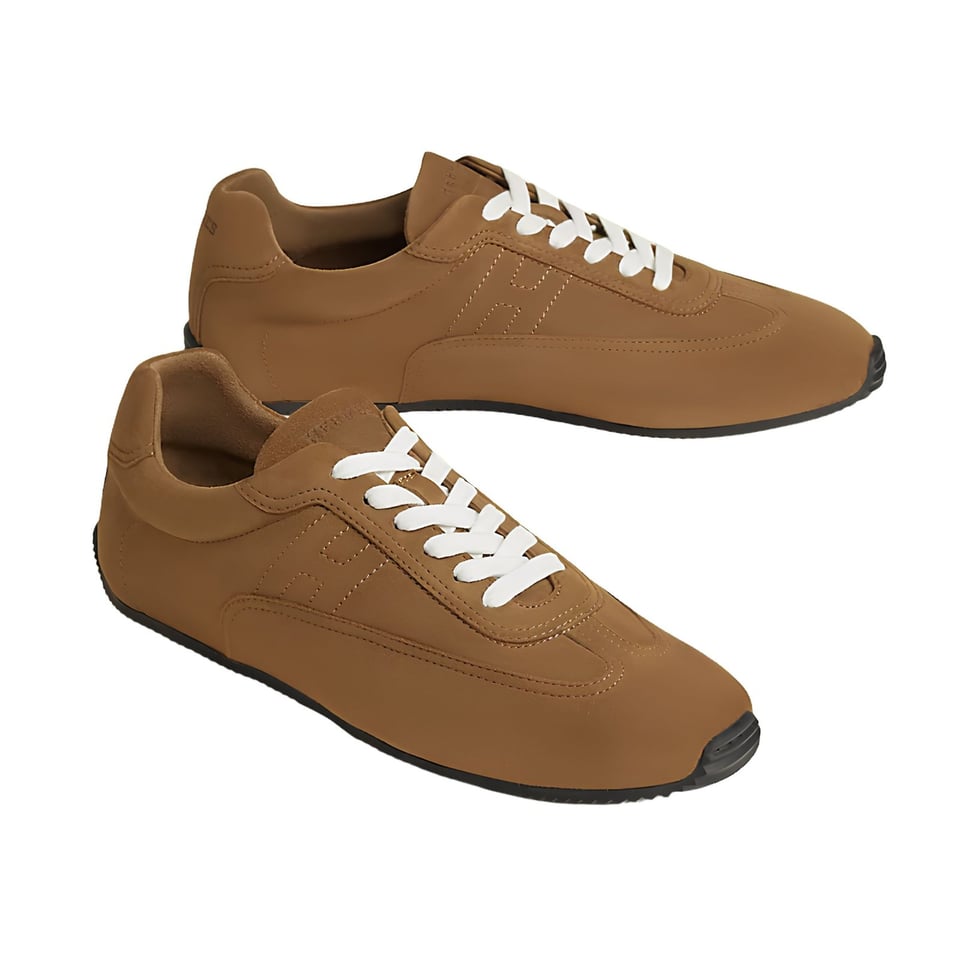 Hermes Master Sneakers Brun Fumé Color Goatskin H261880ZHE5390
