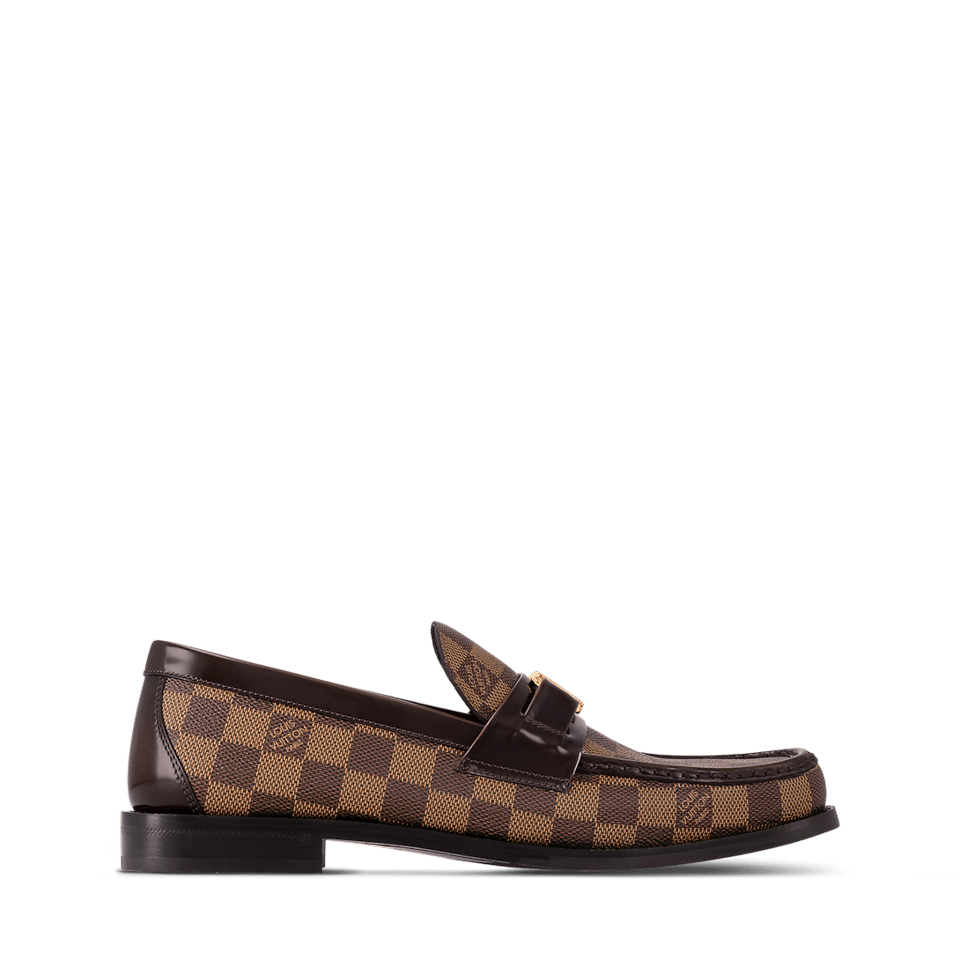 Louis Vuitton LV Major Loafer Damier Ebene Canvas Brown for Men 1A5A3L view 4
