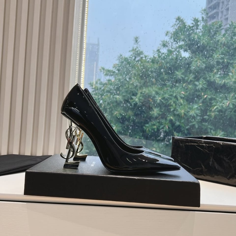 Saint Laurent Opyum Pumps In Black 4720110Npkk1000 view 3