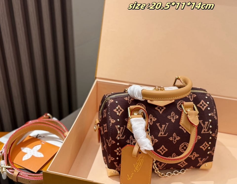 Louis Vuitton Speedy Trunk 20-Pack Box Bag Monogram Origine 16 cm M28102 view 3