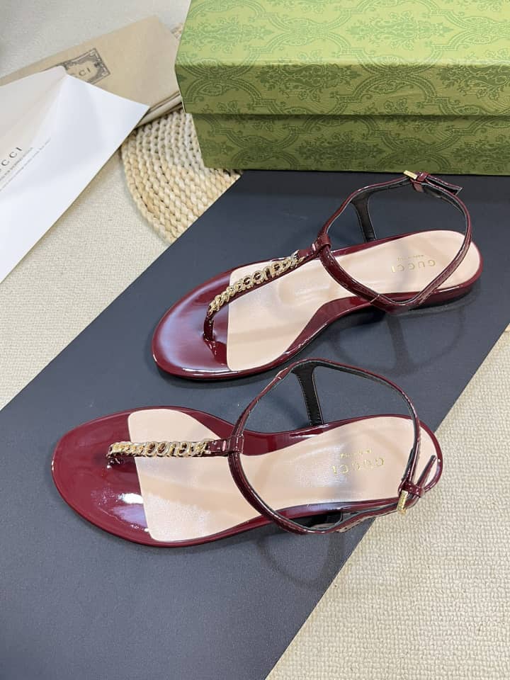 Gucci Signoria Thong Sandal Red ?782415 Bnc00 6207 view 7