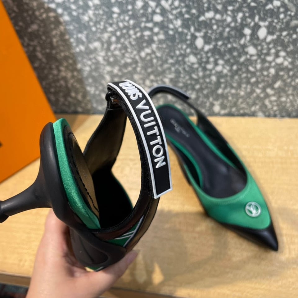 Louis Vuitton Archlight Slingback Pumps Green view 4
