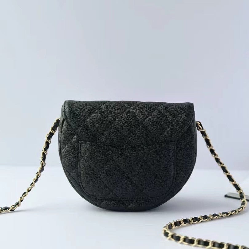 Chanel Mini Messenger 19Cm Black Caviar view 4