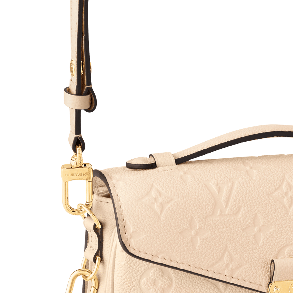 Louis Vuitton Pochette Métis East West Monogram Empreinte Leather – Women – Handbags Cream view 11