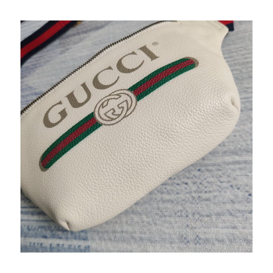 Gucci Print Small Belt Bag Waist Body White view 13