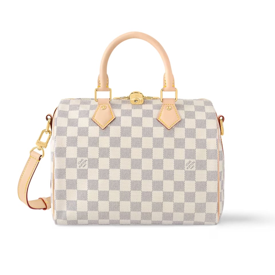 Louis Vuitton Speedy Bandouliere 25 Damier Azur Canvas 25cm N40608 view 2