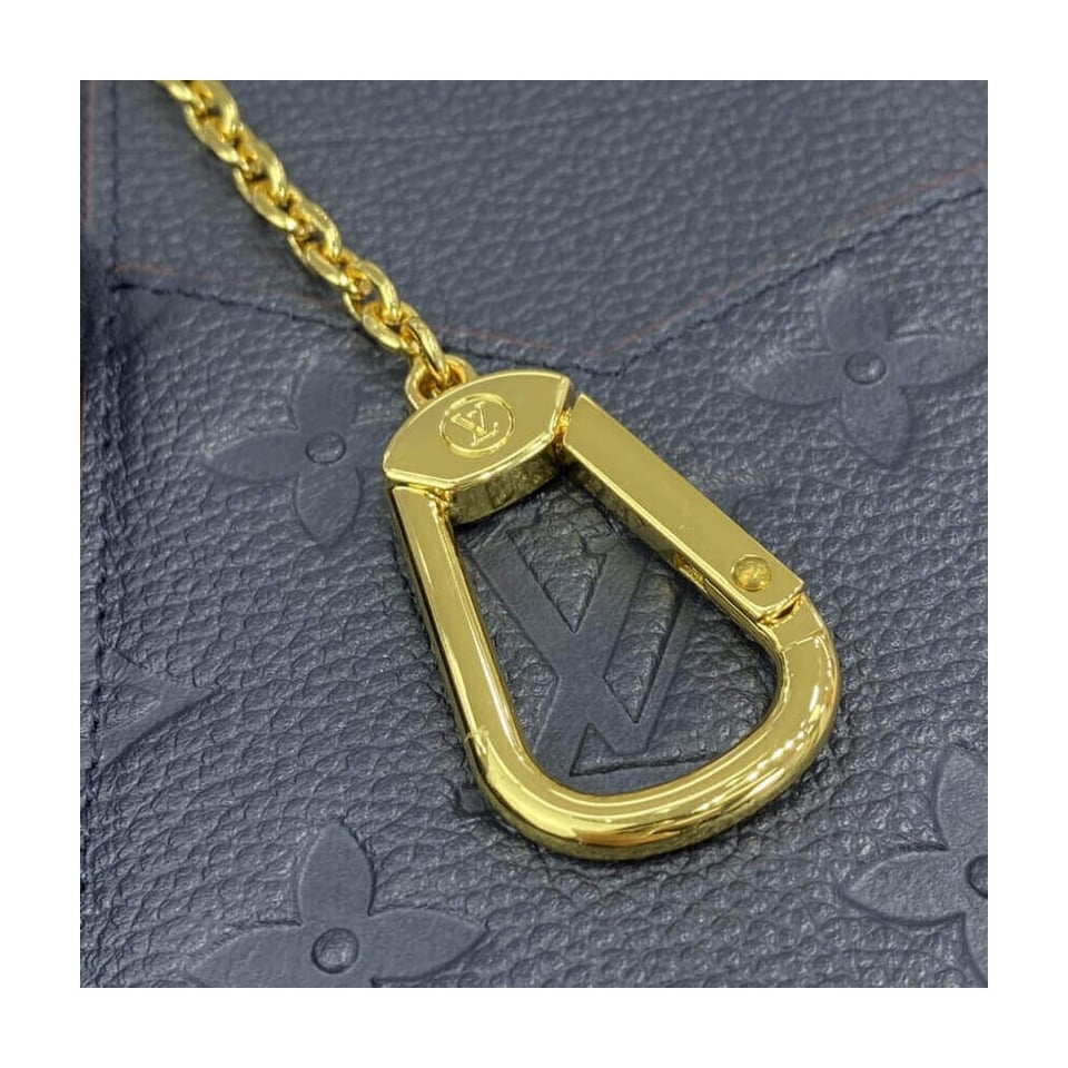 Louis Vuitton Monogram Empreinte Card Holder Recto Verso Blue view 10