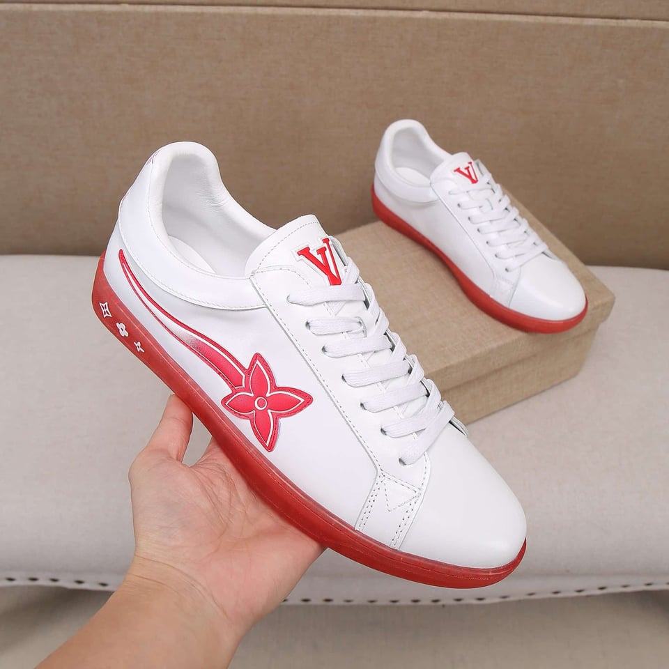 Louis Vuitton Luxembourg Samothrace Trainers Red 1A9Fyn view 9