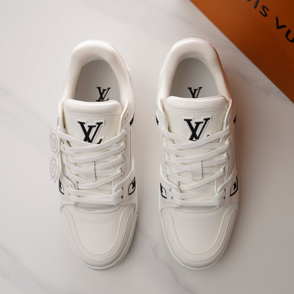 Louis Vuitton LV Trainer Sneaker White for Men view 7